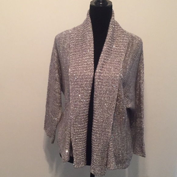 Liz Claiborne sequin super soft sweater EUC - Picture 2 of 7